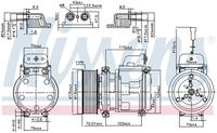 NISSENS 890331 - Compresor, aire acondicionado - ** FIRST FIT **