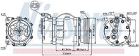 NISSENS 89040 - Compresor, aire acondicionado - ** FIRST FIT **