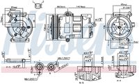 NISSENS 890698 - Compresor, aire acondicionado - ** FIRST FIT **