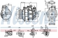 NISSENS 890749 - Compresor, aire acondicionado - ** FIRST FIT **