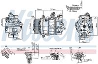 NISSENS 890754 - Compresor, aire acondicionado - ** FIRST FIT **