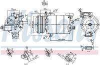 NISSENS 890794 - Compresor, aire acondicionado - ** FIRST FIT **