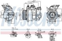 NISSENS 890793 - Compresor, aire acondicionado - ** FIRST FIT **