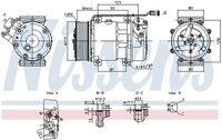 NISSENS 890945 - Compresor, aire acondicionado - ** FIRST FIT **