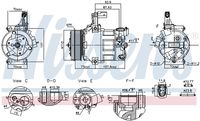 NISSENS 891034 - Compresor, aire acondicionado - ** FIRST FIT **