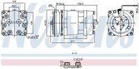 NISSENS 891000 - Compresor, aire acondicionado - ** FIRST FIT **