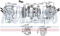 NISSENS 891007 - Compresor, aire acondicionado - ** FIRST FIT **