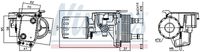 NISSENS 91337 - Tipo de refrigeración: rerigerado por agua<br>Profundidad de red [mm]: 42<br>Longitud de red [mm]: 95<br>Ancho de red [mm]: 63<br>Material: Aluminio<br>Ø salida [mm]: 16<br>Artículo complementario/Información complementaria: sin alojamiento del filtro de aceite<br>