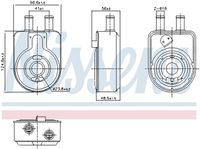 NISSENS 91448 - Número de conexiones: 2<br>Material: Aluminio<br>Peso [kg]: 0,9<br>