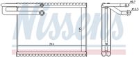 NISSENS 92323 - Evaporador, aire acondicionado