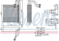 NISSENS 92336 - Evaporador, aire acondicionado