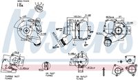 NISSENS 93280 - Turbocompresor, sobrealimentación - ** FIRST FIT **