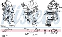 NISSENS 93341 - Turbocompresor, sobrealimentación - ** FIRST FIT **