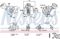 NISSENS 93482 - Turbocompresor, sobrealimentación - ** FIRST FIT **