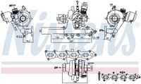 NISSENS 93470 - Turbocompresor, sobrealimentación