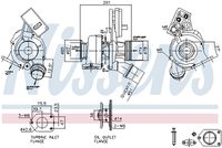 NISSENS 93519 - Turbocompresor, sobrealimentación - ** FIRST FIT **