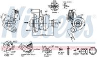 NISSENS 93564 - Turbocompresor, sobrealimentación - ** FIRST FIT **