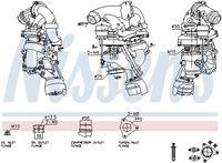 NISSENS 93628 - Turbocompresor, sobrealimentación - ** FIRST FIT **