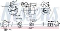 NISSENS 93695 - Turbocompresor, sobrealimentación - ** FIRST FIT **