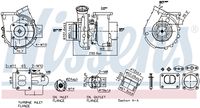 NISSENS 93697 - Turbocompresor, sobrealimentación - ** FIRST FIT **