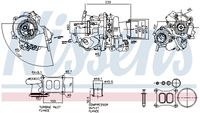 NISSENS 93631 - Turbocompresor, sobrealimentación - ** FIRST FIT **