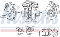 NISSENS 93617 - Turbocompresor, sobrealimentación