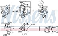 NISSENS 93772 - nº de motor hasta: 0067603<br>Código de motor: 904922<br>para código de equipamiento especial: 505015 11<br>Tipo de servicio: neumático<br>Tipo de sobrealimentación: Turbocompresor de gases de escape<br>Tipo de refrigeración: refrigerado con aceite<br>Artículo complementario/Información complementaria: con juntas<br>