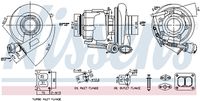 NISSENS 93717 - Tipo de servicio: neumático<br>Tipo de sobrealimentación: Turbocompresor de gases de escape<br>Tipo de refrigeración: refrigerado con aceite<br>Artículo complementario/Información complementaria: sin válvula de descarga eléctrica<br>Artículo complementario/Información complementaria: con juntas<br>