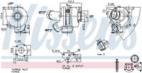 NISSENS 93729 - Turbocompresor, sobrealimentación - ** FIRST FIT **