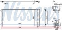 NISSENS 940948 - Profundidad de red [mm]: 16<br>Longitud de red [mm]: 788<br>Ancho de red [mm]: 358<br>Propiedad química: resistente a la corrosión<br>Material: Aluminio<br>Artículo complementario/Información complementaria: con relleno de nitrógeno<br>Agente frigorífico: R 134 a<br>Agente frigorífico: R 1234yf<br>Artículo complementario / información complementaria 2: con secador<br>