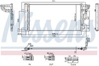 NISSENS 940978 - Condensador, aire acondicionado - ** FIRST FIT **