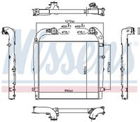 NISSENS 961154 - Radiador de aire de admisión