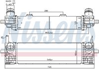 NISSENS 961338 - Radiador de aire de admisión