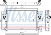 NISSENS 961262 - Radiador de aire de admisión