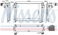 NISSENS 961565 - Radiador de aire de admisión