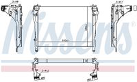 NISSENS 961566 - Radiador de aire de admisión