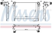 NISSENS 961571 - Radiador de aire de admisión