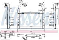 NISSENS 961578 - Radiador de aire de admisión
