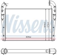 NISSENS 96992 - Identificación cabina de conductor: CR/CT<br>País producción vehículo: Argentina<br>País producción vehículo: Brasil<br>País producción vehículo: Peru<br>País producción vehículo: Chile<br>Identificación cabina de conductor: CR/CT<br>Material aletas refrigeradoras: Aluminio<br>Tipo de refrigeración: refrigerado por aire<br>Profundidad de red [mm]: 64<br>Longitud de red [mm]: 833<br>Ancho de red [mm]: 795<br>Material depósitos de agua (radiador): Aluminio<br>Tipo radiador: Aletas refrigeración soldadas<br>