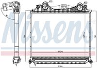 NISSENS 97015 - Radiador de aire de admisión