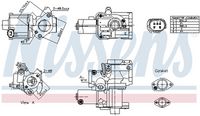 NISSENS 98199 - Válvula EGR