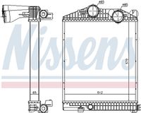 NISSENS 97033 - Radiador de aire de admisión