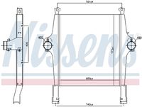 NISSENS 97046 - Radiador de aire de admisión