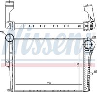 NISSENS 97072 - Radiador de aire de admisión