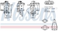 NISSENS 98272 - Material: Aluminio<br>Número de enchufes de contacto: 5<br>Tipo de servicio: eléctrico<br>Artículo complementario / información complementaria 2: con sensor<br>Artículo complementario / información complementaria 2: Unidad de control/software NO se debe actualizar<br>Artículo complementario / información complementaria 2: sin bypass de depresión<br>Artículo complementario / información complementaria 2: sin cable<br>Artículo complementario / información complementaria 2: con electrónica<br>