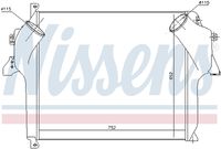 NISSENS 96971 - Radiador de aire de admisión