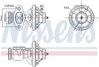 NISSENS 98342 - Válvula EGR - ** FIRST FIT **