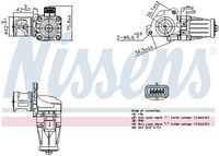 NISSENS 98376 - Peso [kg]: 0,65<br>Tipo de servicio: electrónico<br>Número de enchufes de contacto: 5<br>