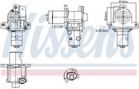 NISSENS 98183 - Válvula EGR