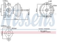 NISSENS 98471 - Peso [kg]: 0,634<br>Tipo de servicio: neumático<br>Tipo de válvula: Válvula de membrana<br>Artículo complementario/Información complementaria: con junta<br>peso [g]: 634<br>